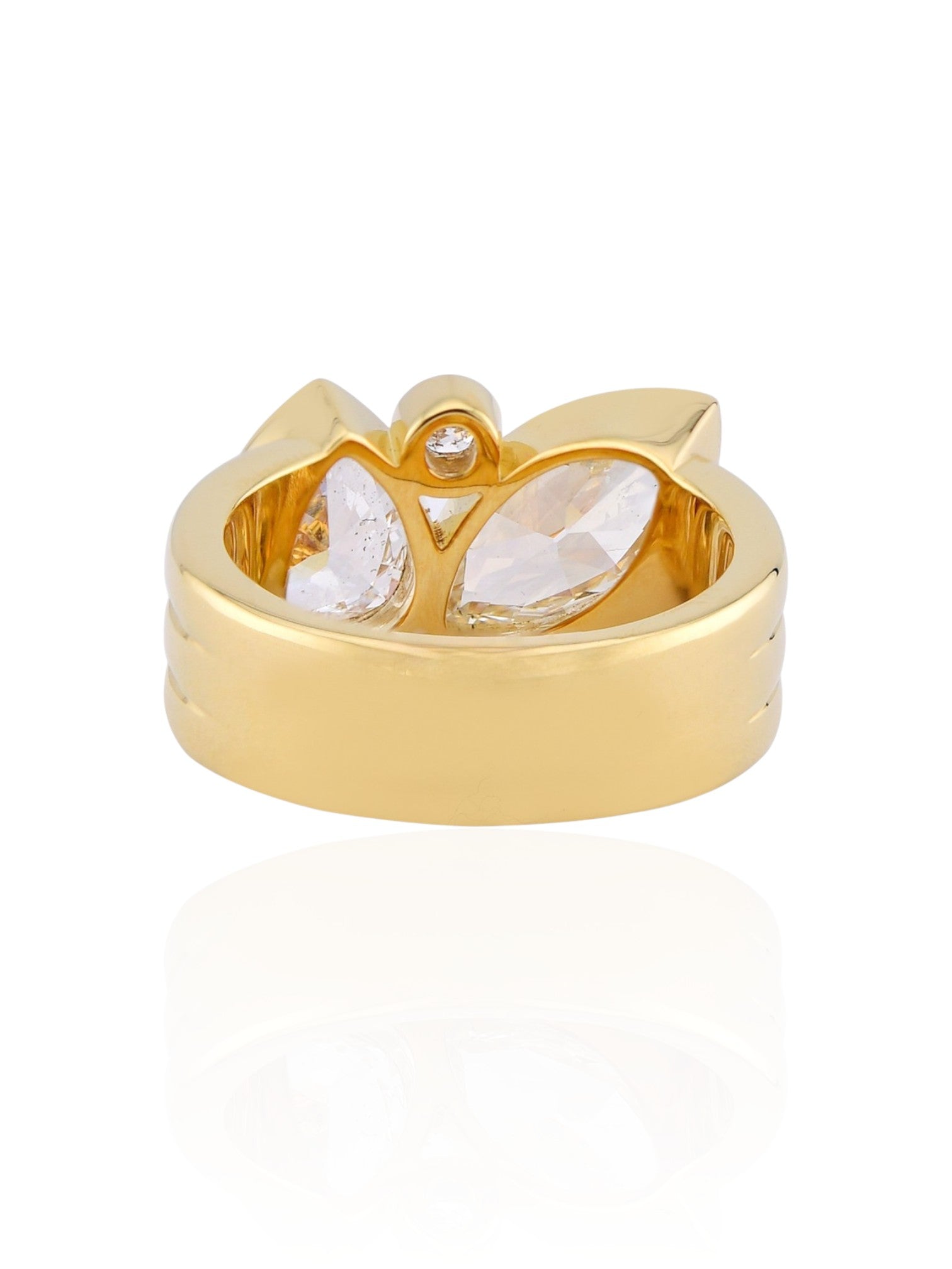 Sophia D Marquise and Pear Diamond Ring in 18K Yellow Gold