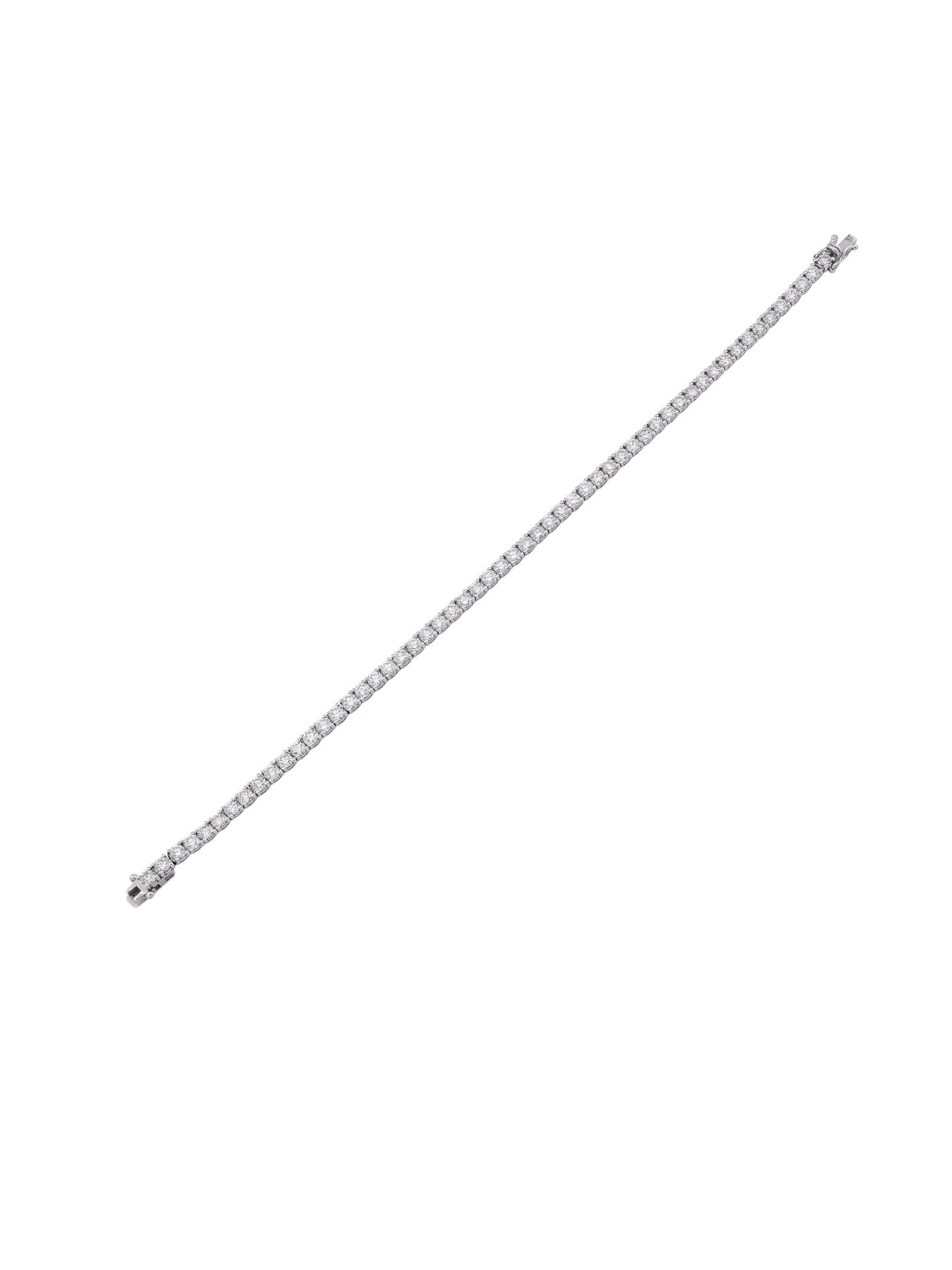Sophia D Classic Diamond Tennis Bracelet in White Gold