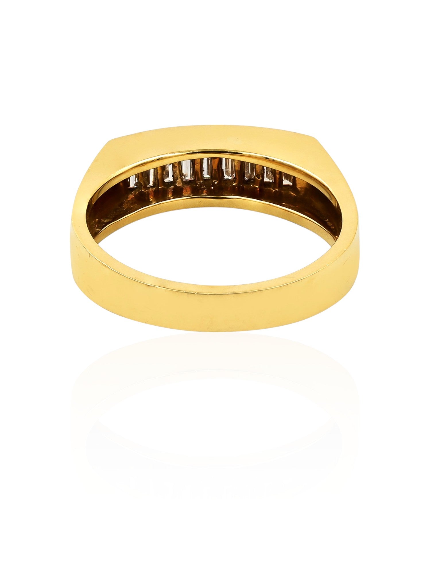Sophia D Vintage Baguette Diamond Band in 18K Yellow Gold