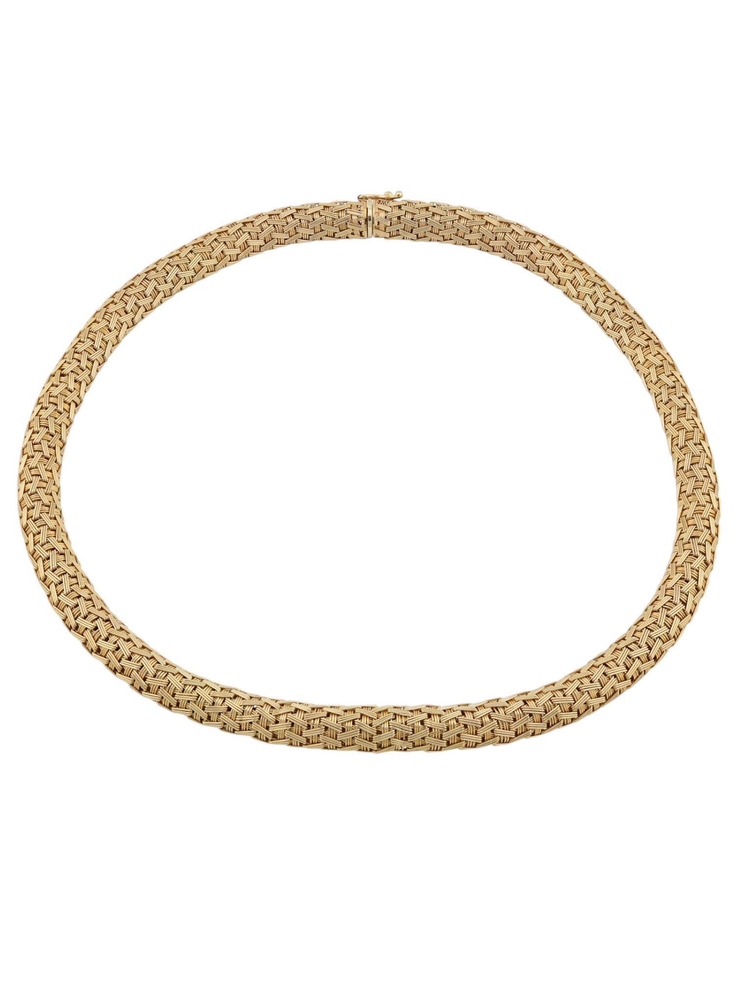 Sophia D Vintage Woven Collar Necklace in 18K Yellow Gold