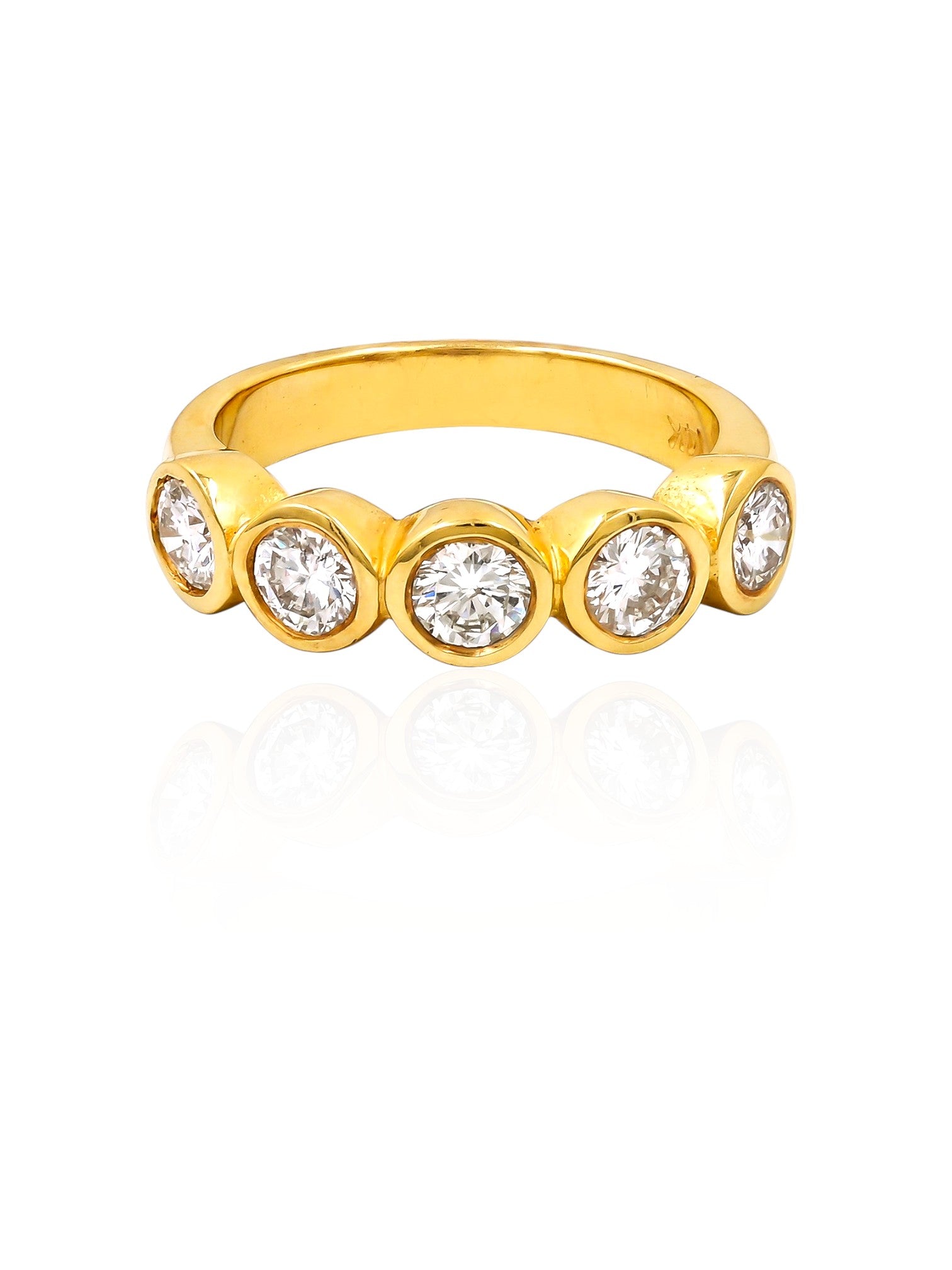 Sophia D Vintage Bezel-Set Diamond Ring