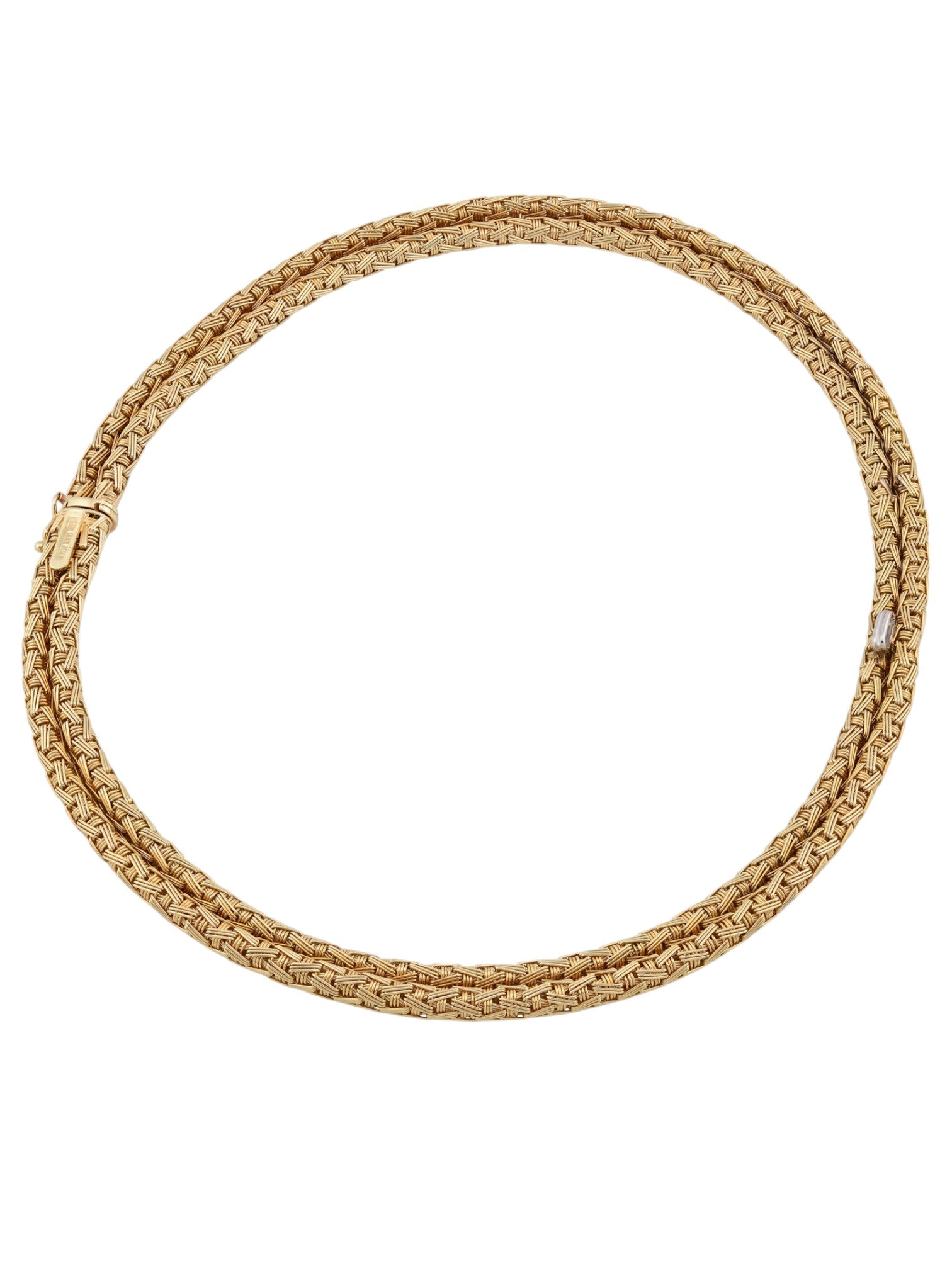 Sophia D Vintage Woven Collar Necklace in 18K Yellow Gold