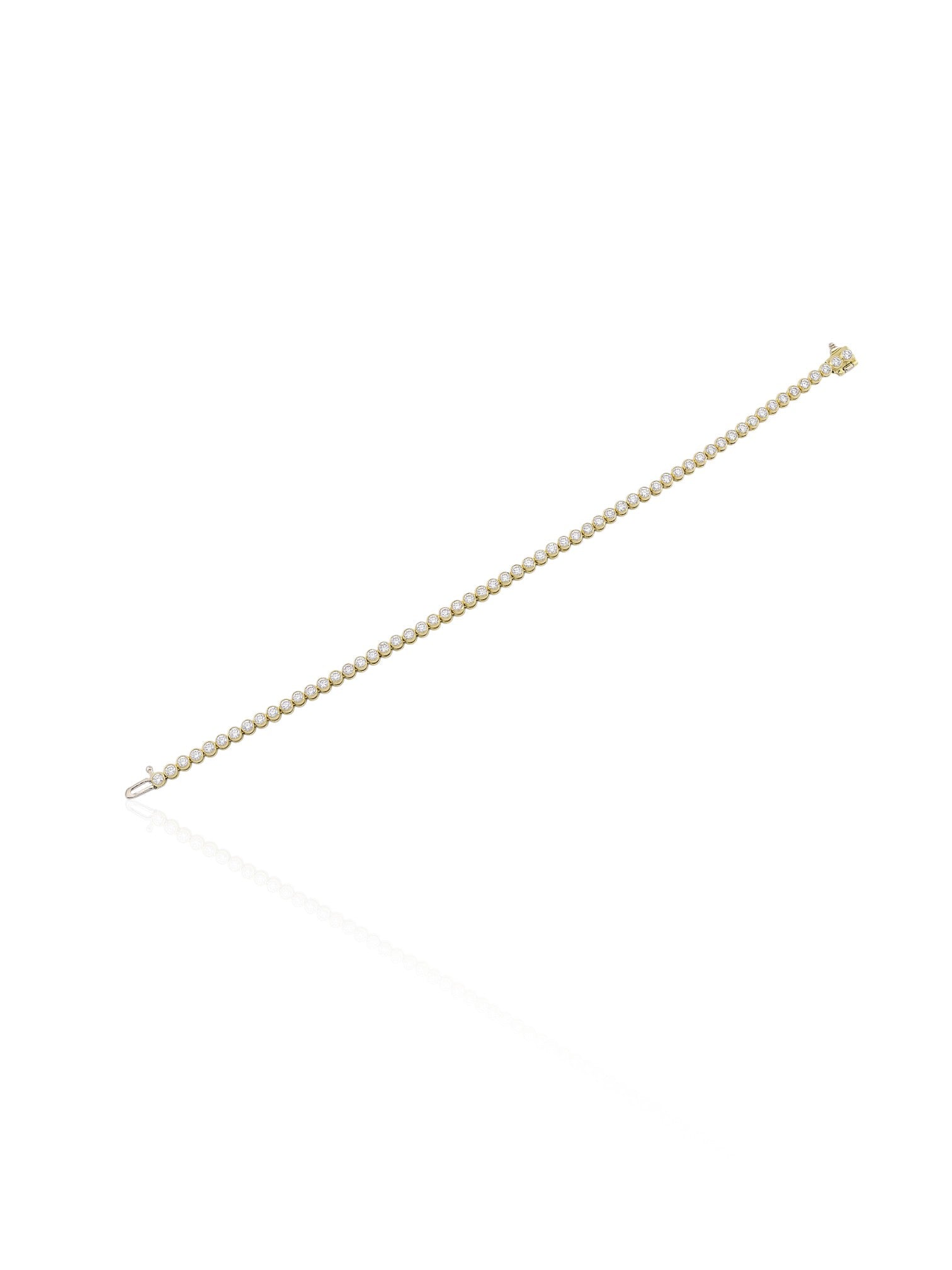 Sophia D Bezel-Set Diamond Bracelet in 18K Yellow Gold