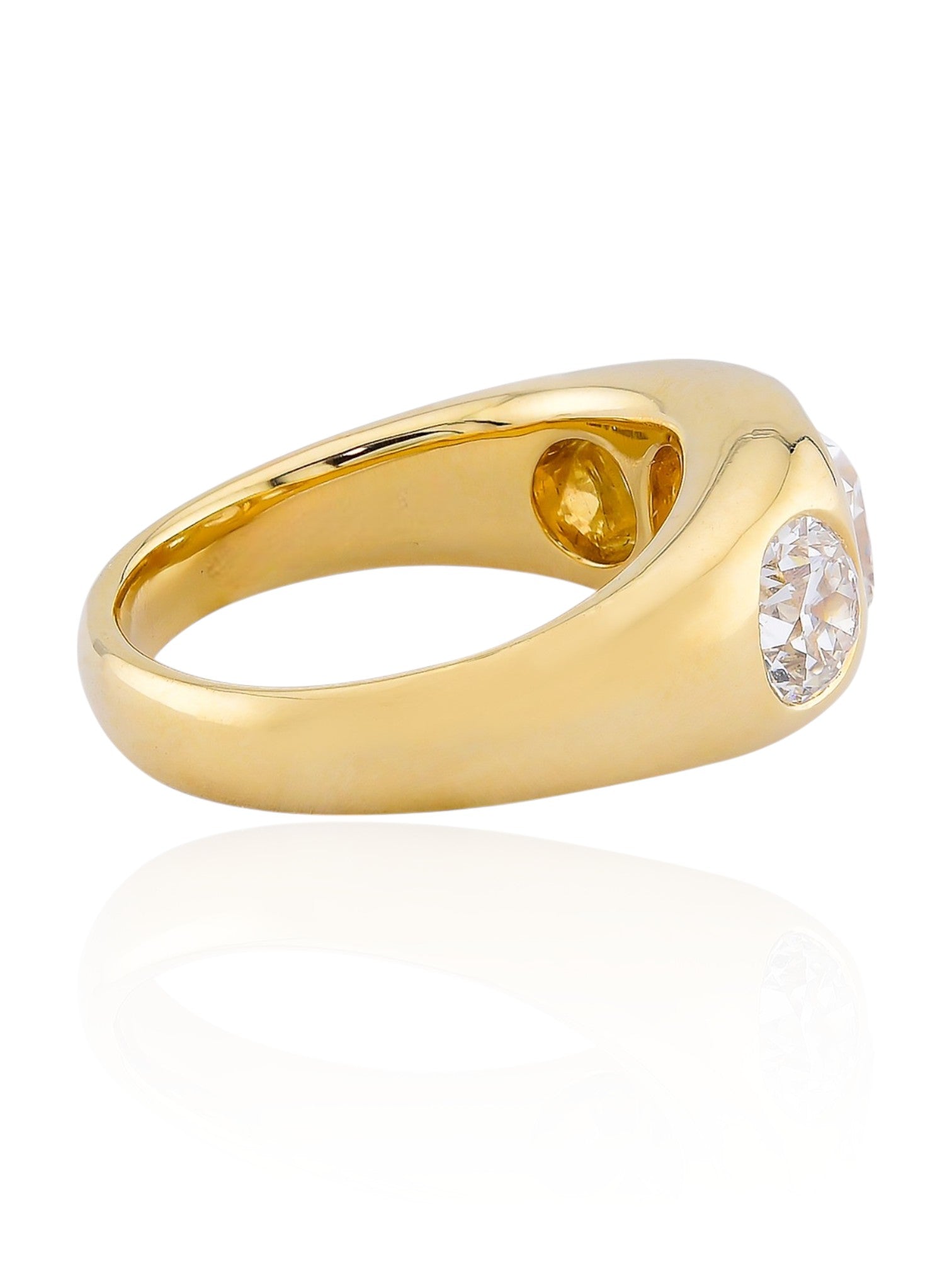 Sophia D GIA Certified Diamond Ring in 18K Yellow Gold