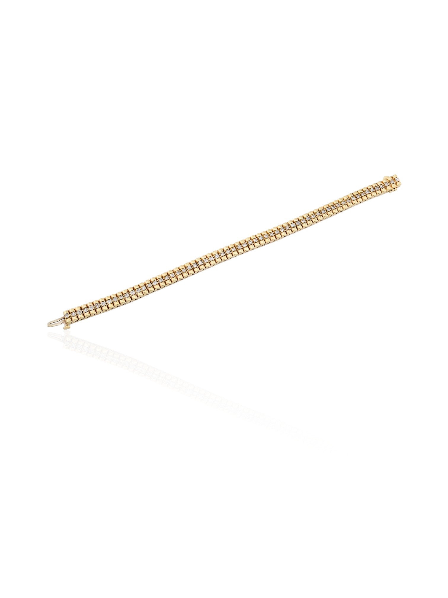 Sophia D Classic Diamond Tennis Bracelet in 18K Yellow Gold