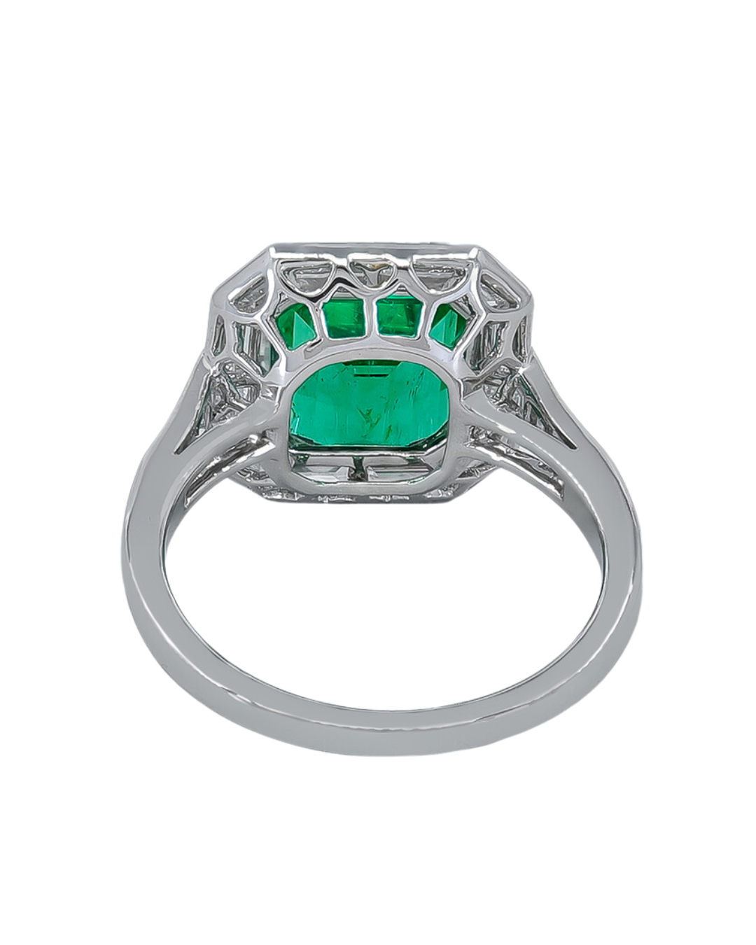 Sophia D. Mosaic Ring With Emerald Center