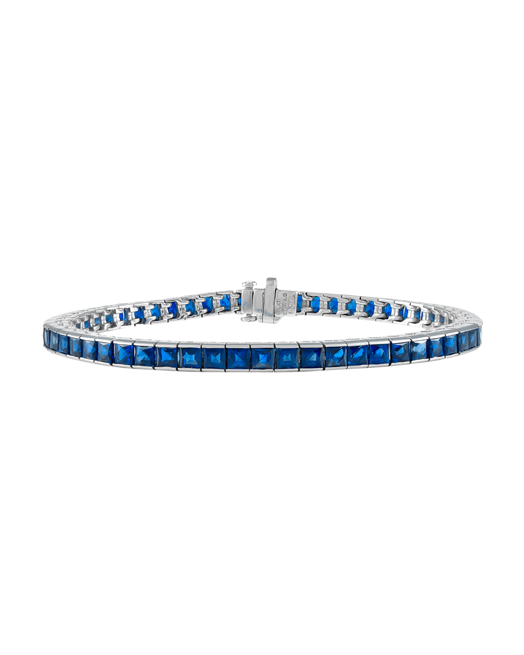 Sophia D. French Cut Sapphire Line Bracelet