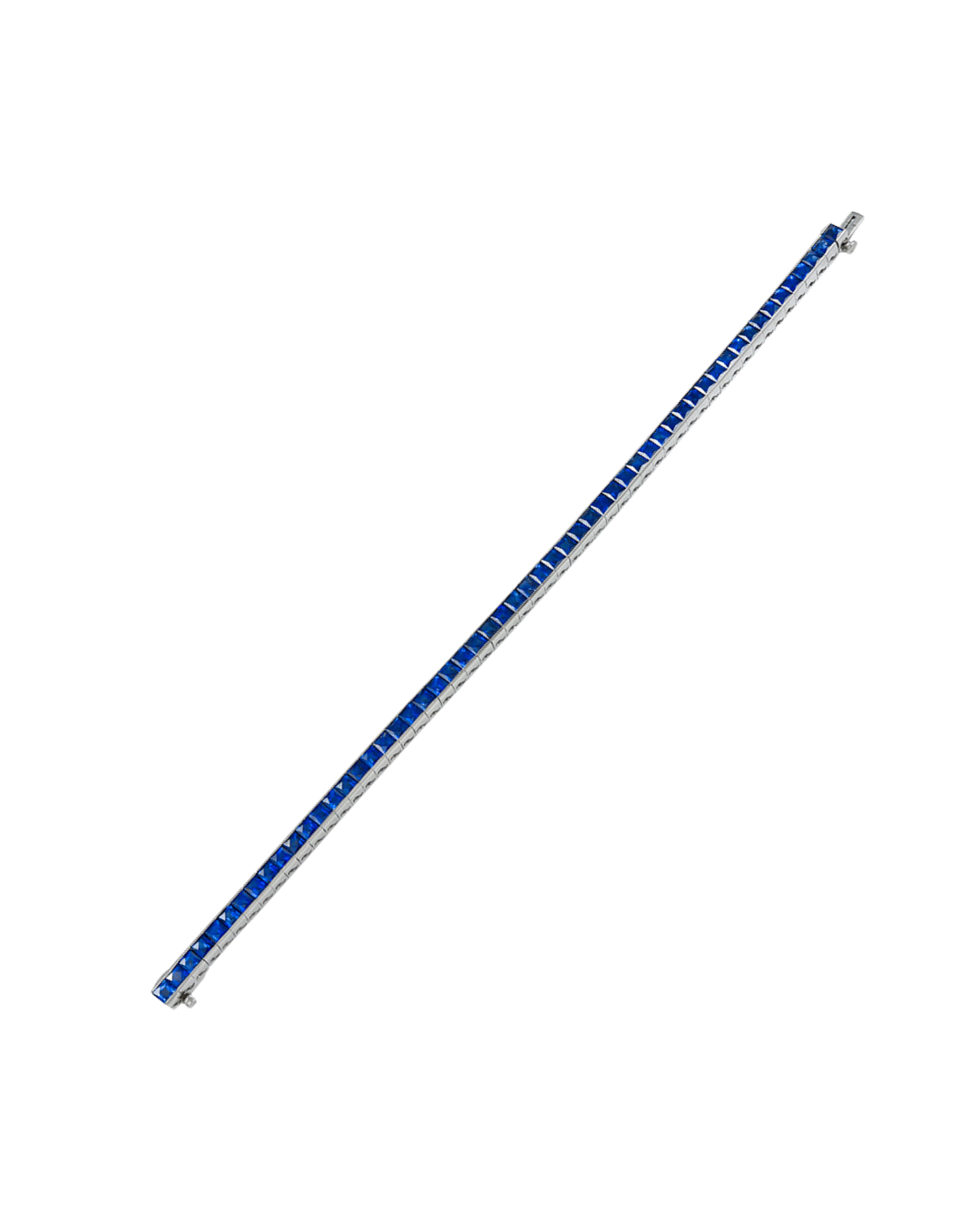 Sophia D. French Cut Sapphire Line Bracelet