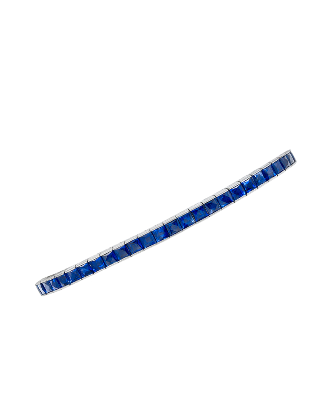 Sophia D. French Cut Sapphire Line Bracelet