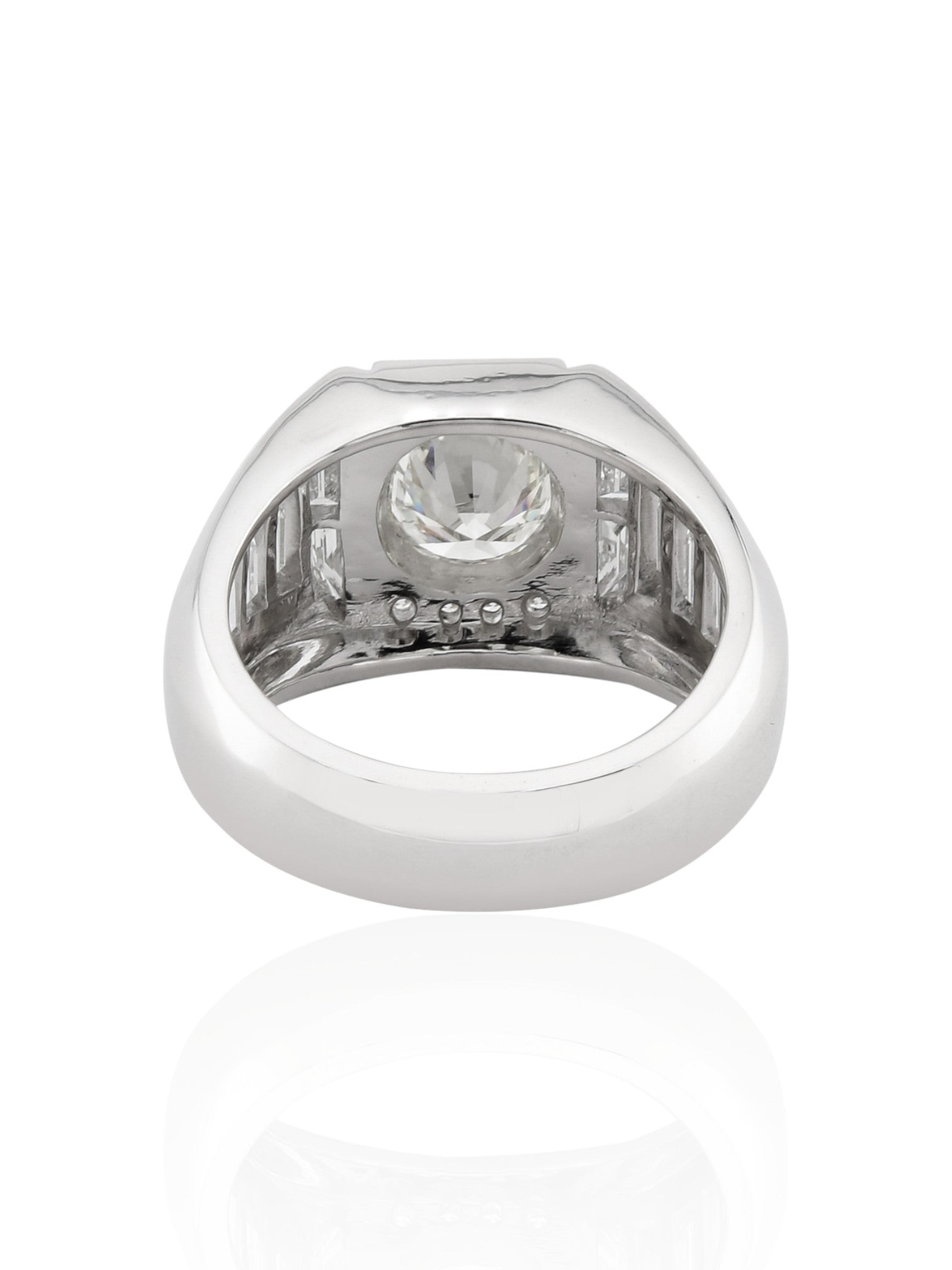 Sophia D Round Diamond Platinum Ring