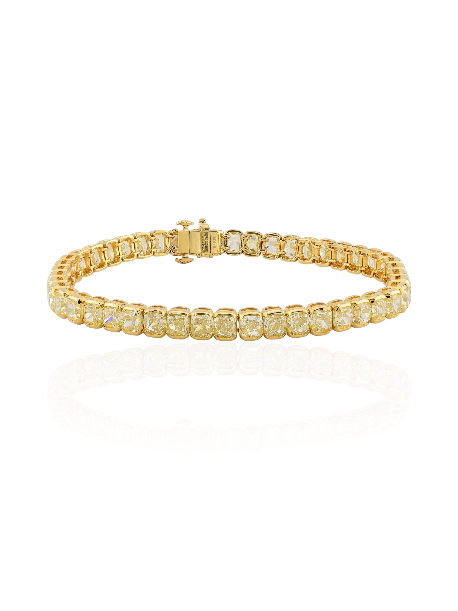 Sophia D Art Deco Yellow Diamond Bracelet 18K Yellow Gold