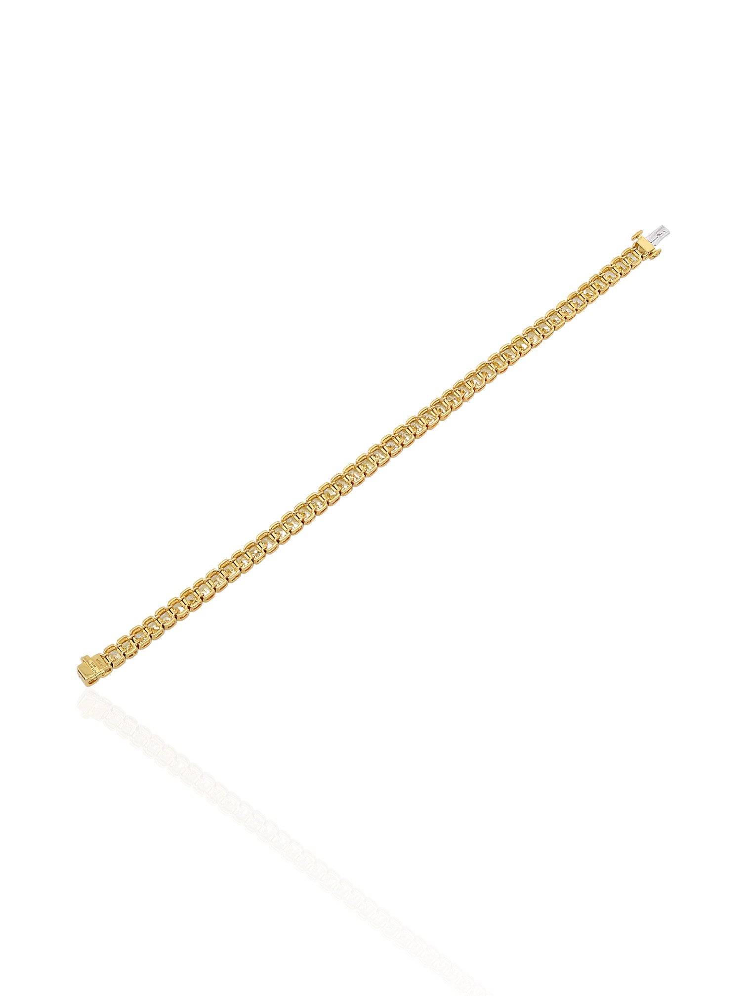 Sophia D Art Deco Yellow Diamond Bracelet 18K Yellow Gold