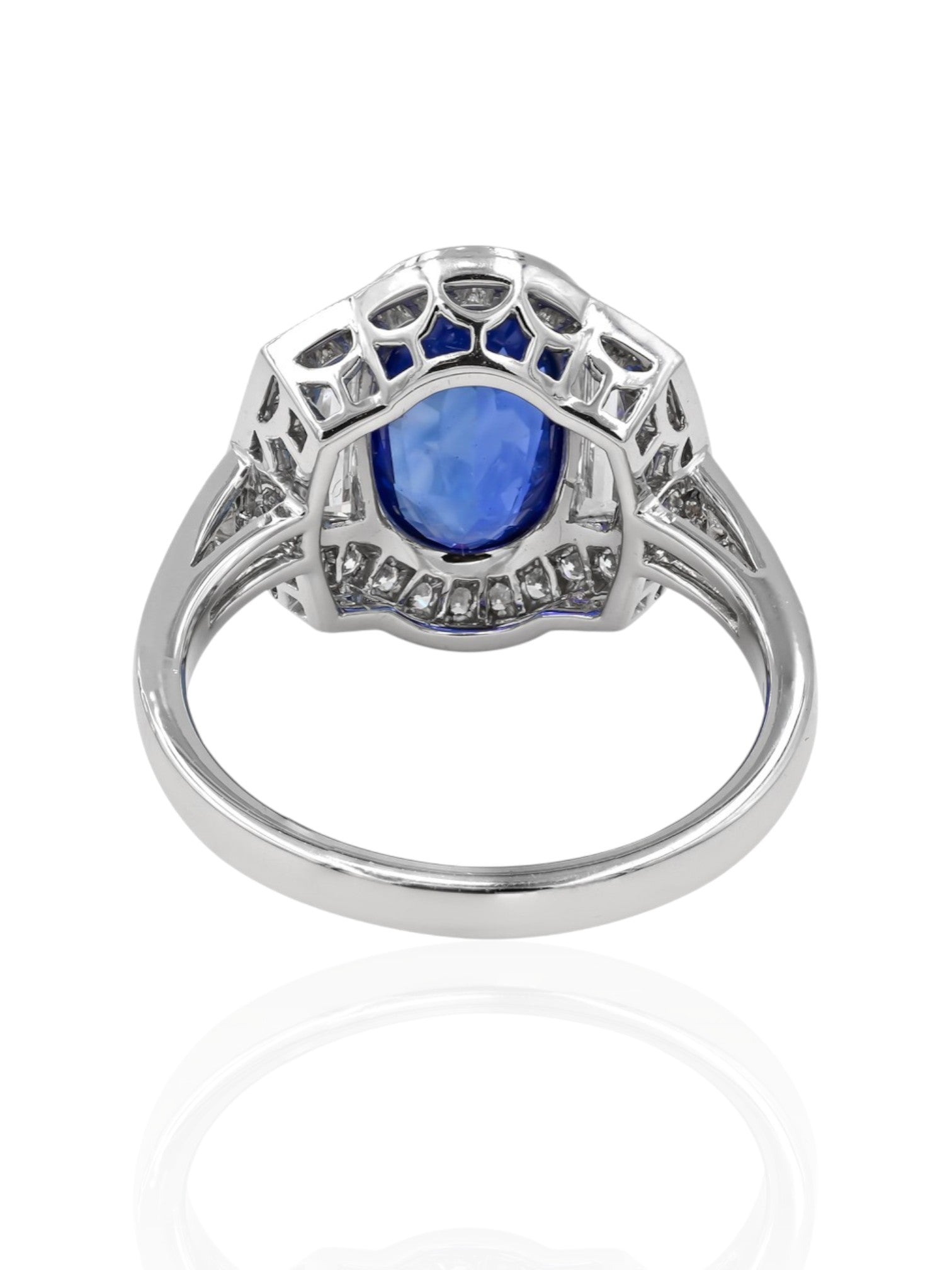 Sophia D Sapphire and Diamond Ring Platinum