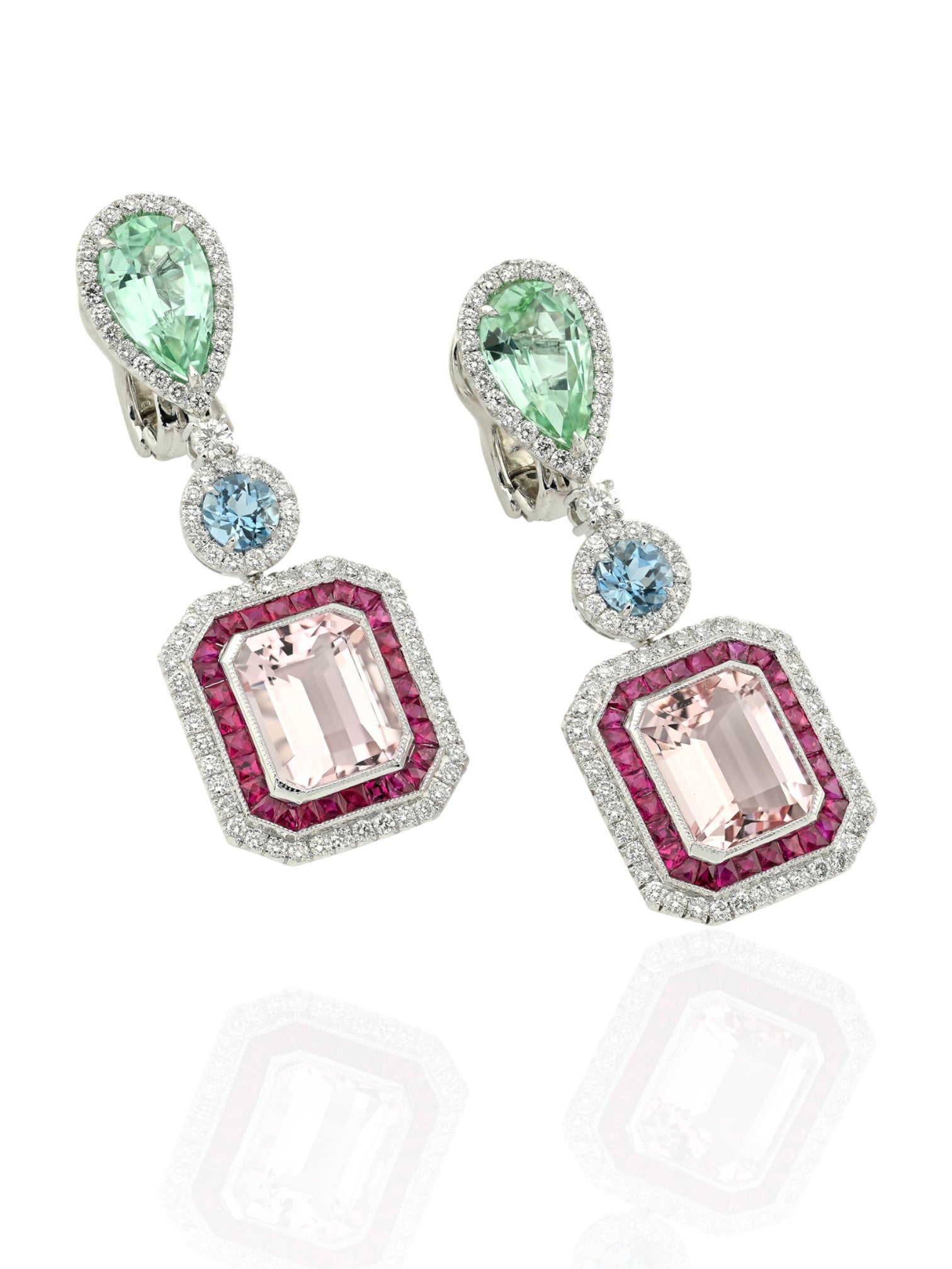 Sophia D Multi-Gem Earrings