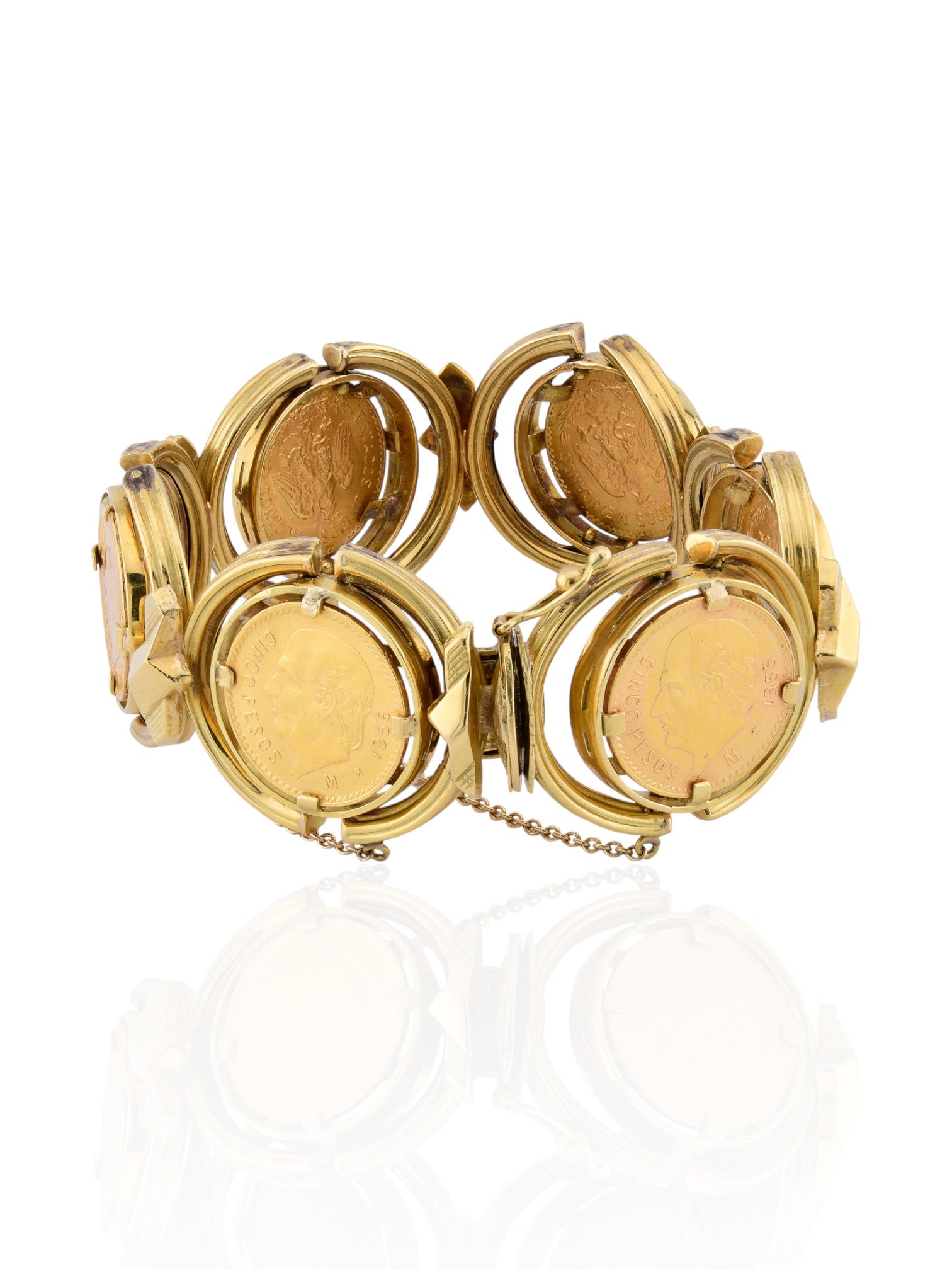 Sophia D Vintage Gold Coin Bracelet in 18K Yellow Gold