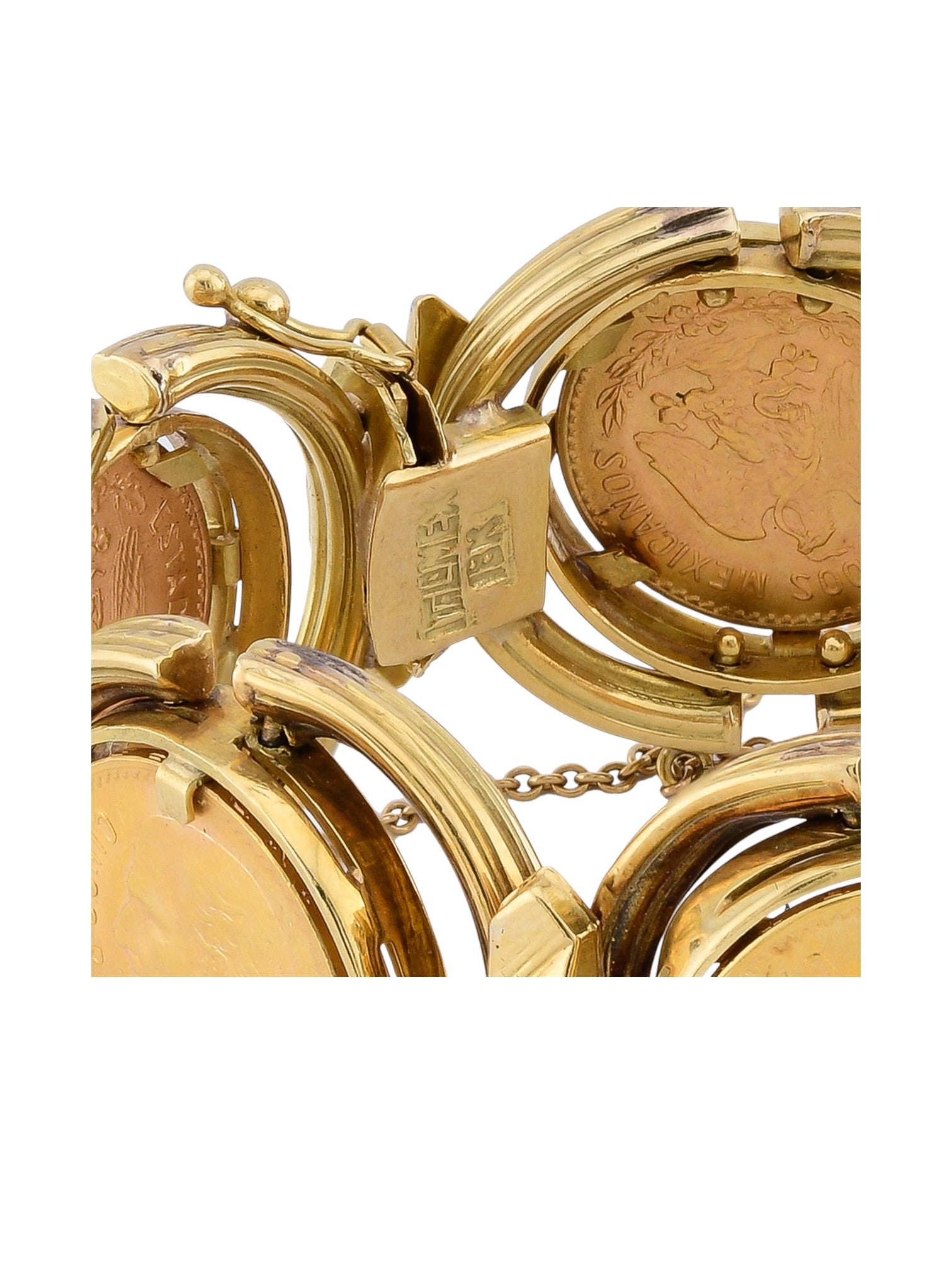Sophia D Vintage Gold Coin Bracelet in 18K Yellow Gold
