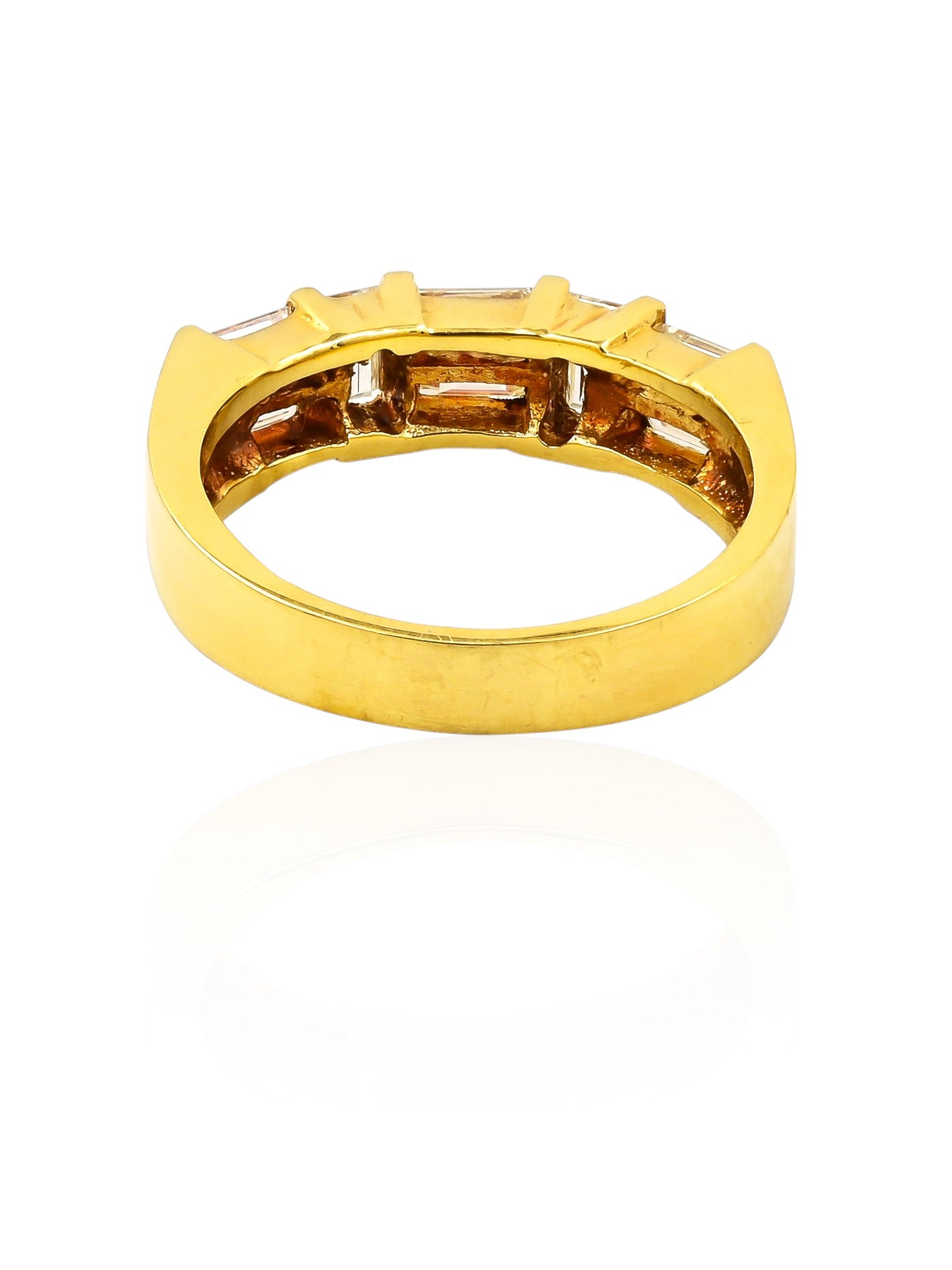 Sophia D Vintage Baguette Diamond Ring in 18K Yellow Gold