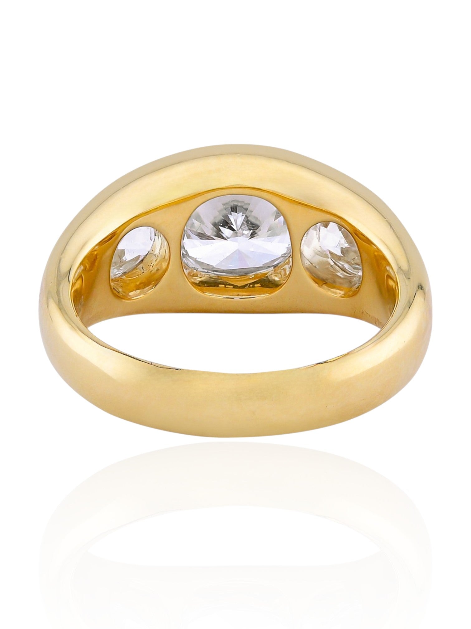Sophia D GIA Certified Diamond Ring in 18K Yellow Gold