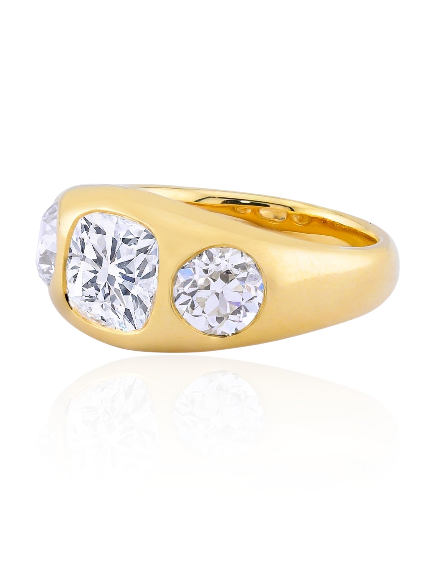 Sophia D GIA Certified Diamond Ring in 18K Yellow Gold