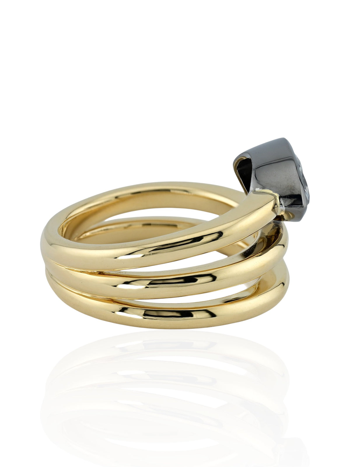 Sophia D. Marquise Diamond Ring in Platinum and 18K Yellow Gold
