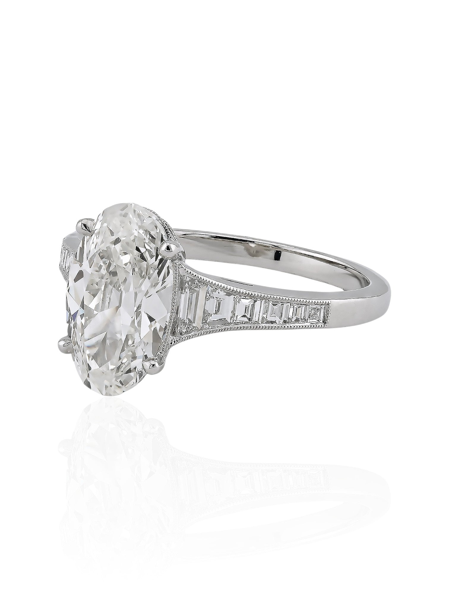 Sophia D Oval Diamond Ring Platinum