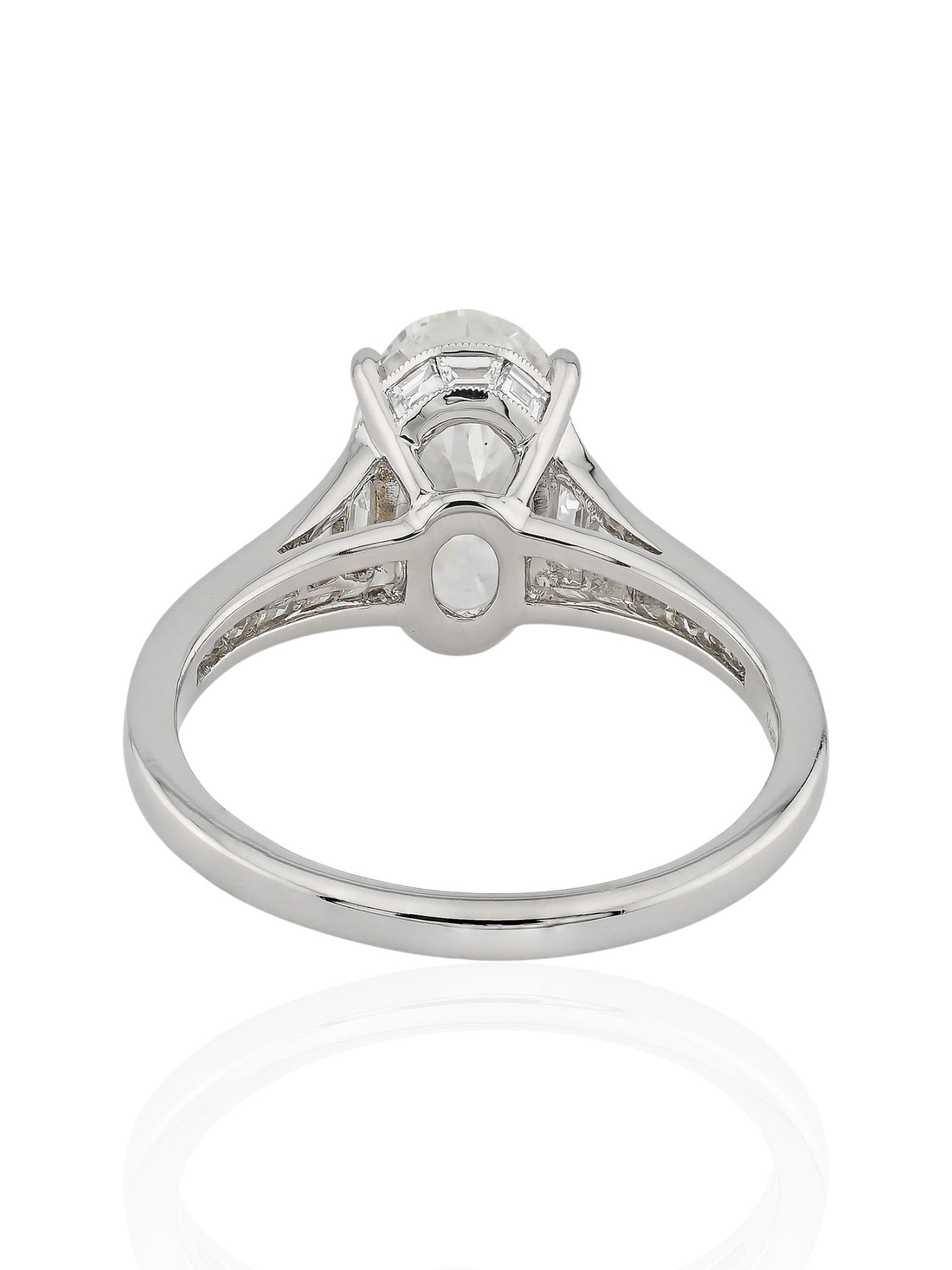 Sophia D Oval Diamond Ring Platinum