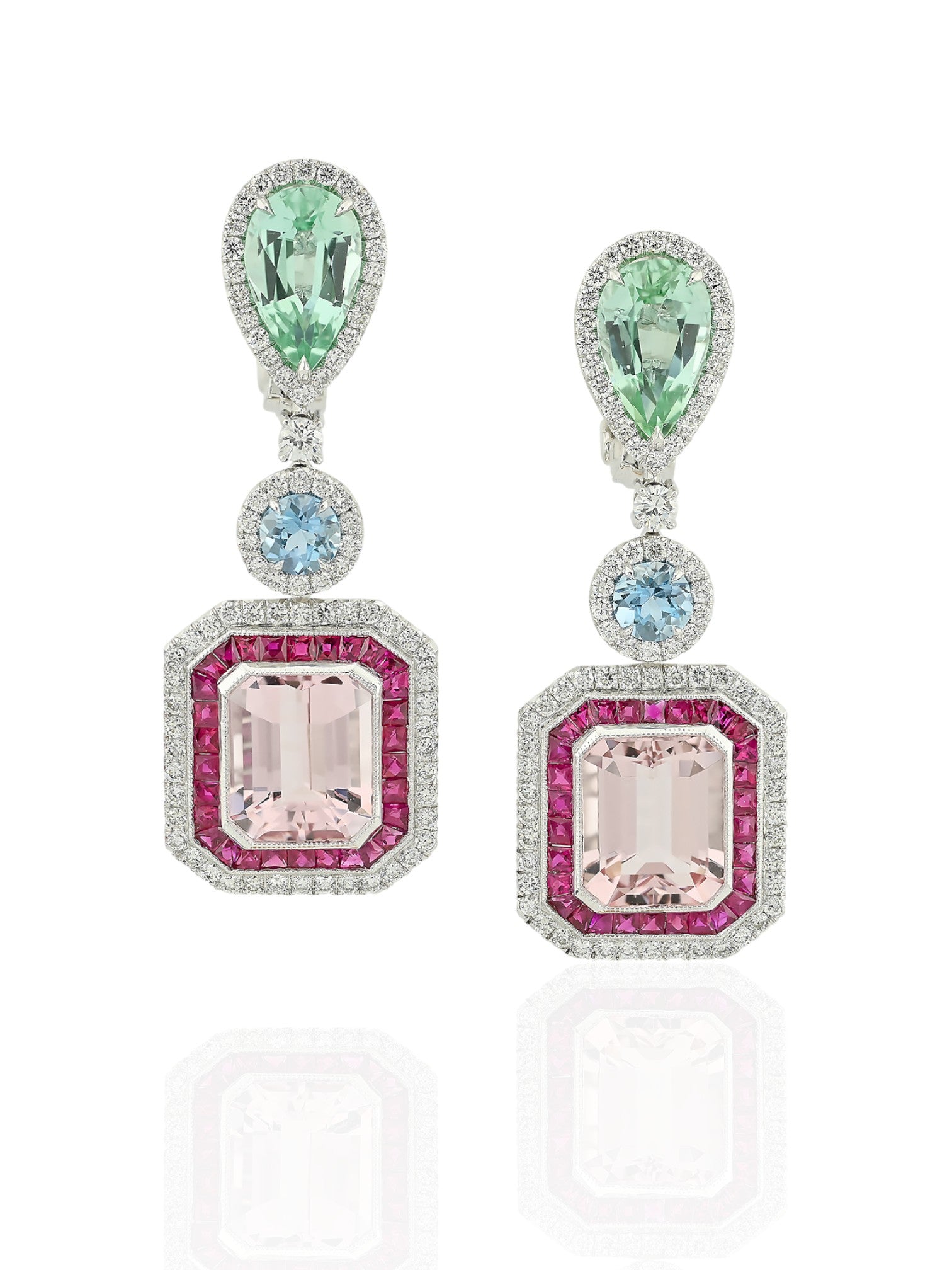 Sophia D Multi-Gem Earrings