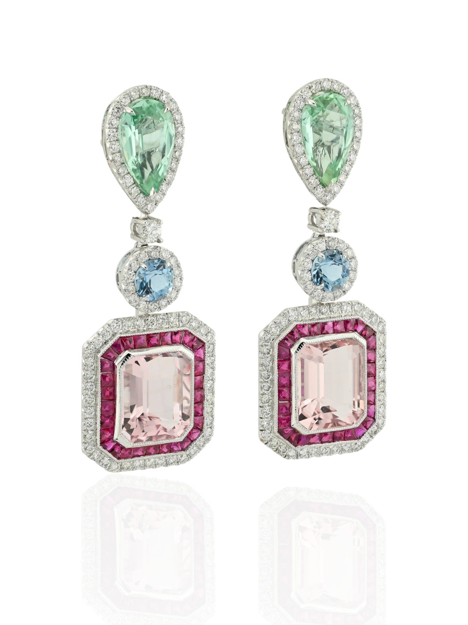 Sophia D Multi-Gem Earrings